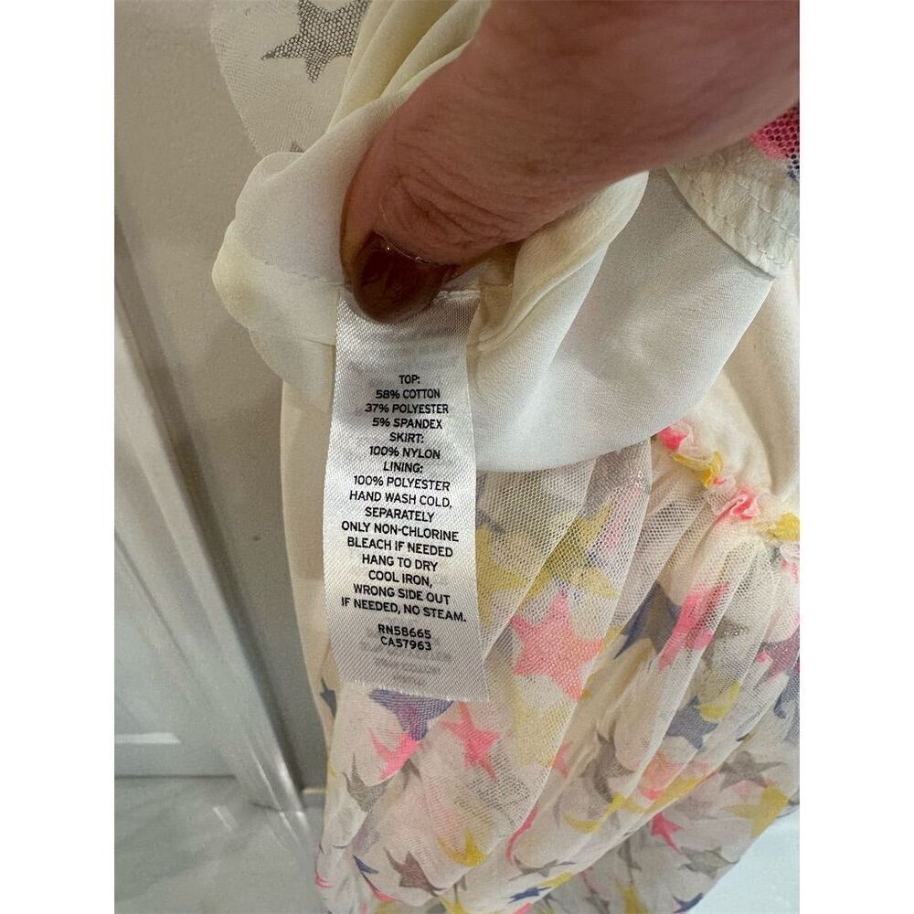 Tucker & Tate Girls' Star Tulle Dress Size 7 Multicolor Party Wear - Picture 4 of 4